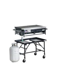 BBQ Propane Grill 16" x 33" with Cart