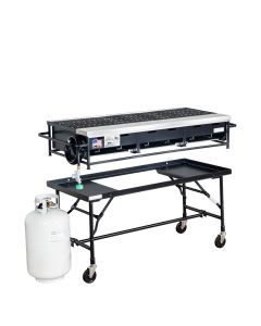 BBQ Propane Grill 16" x 50" with Cart