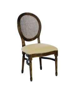 Provence Woven Back Chair with Pad