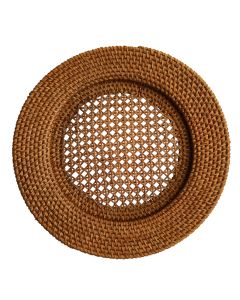 Rattan Chestnut Charger 13"