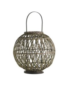 Rattan Lantern 23.75" 2pc Indoor 