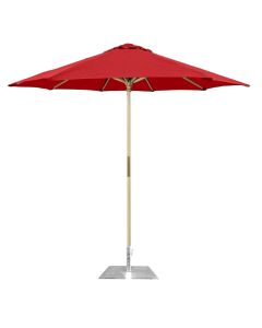Red Market Umbrella 9'