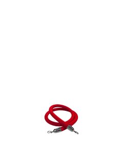 Red Velour Stanchion Rope 8'