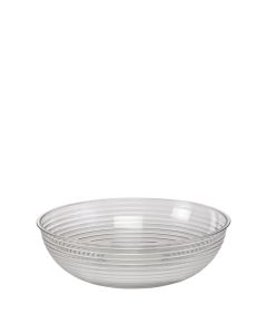 Ribbed Plastic Bowl 12"