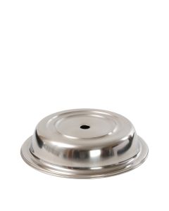 Round Stacking Stainless Plate Cover 10"