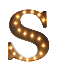 Marquee Letter "S"