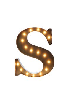 Marquee Letter "S"