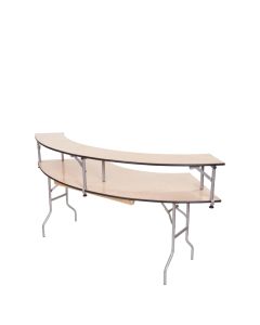 Serpentine Table Riser 8'