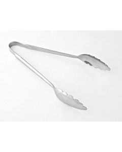 Serving Tong, Hammered Scallop end 9.5"