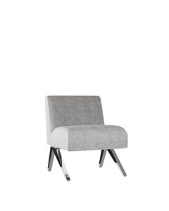 Soho Grey Boucle Lounge Chair