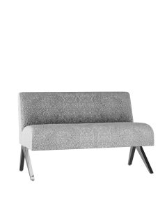 Soho Grey Boucle Lounge Loveseat