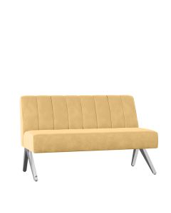 Soho Honey Velvet Lounge Loveseat