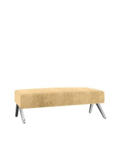 Soho Honey Velvet Lounge Rectangle Ottoman