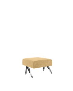 Soho Honey Velvet Lounge Square Ottoman