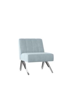 Soho Rain Velvet Lounge Chair