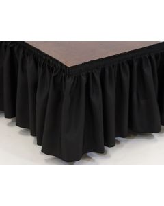 8' x 6" Skirt Stage Black