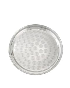 Stainless Round Tray 10"