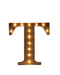 Marquee Letter "T"