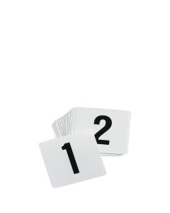 Table Number Cards