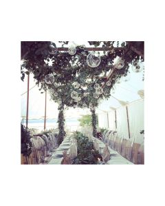 8' x 10' Tidewater Solid White Wall