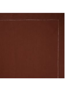 Hemstitch Terracotta 20" x 20" Napkin