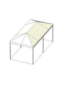 10' x 20' White Frame Tent