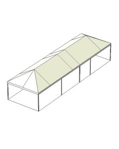 15' x 50' White Frame Tent