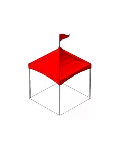 10' x 10' Red Hi Peak Tent
