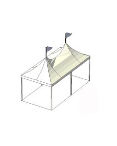 20' x 40' White Hi Peak Tent