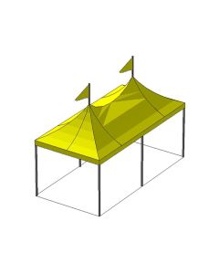 10' x 20' Yellow Hi Peak Tent