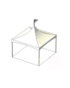 15' x 15' White Hi Peak Tent