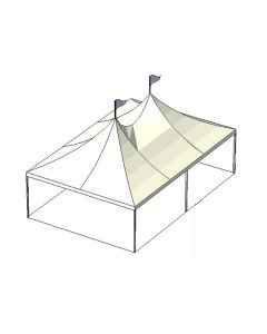 20' x 30' White Hi Peak Tent