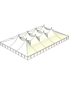 100' x 150' White Tension Tent