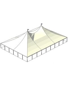 60' x 90' White Tension Tent