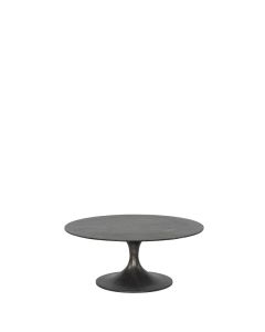 Tulio Black Round Coffee Table