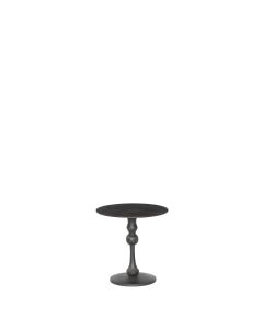 Tulio Black Round End Table