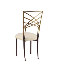 Two Tone Chameleon with Ivory Stretch Knit Cushion