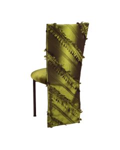 Olive Taffeta Petals Two Tone Chameleon