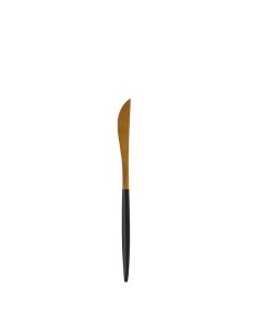 Uptown Black Gold Dinner Knife
