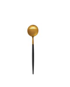 Uptown Black Gold Soup Spoon