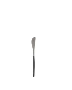 Uptown Black Silver Butter Knife