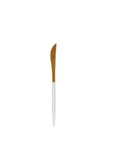 Uptown White Gold Dinner Knife
