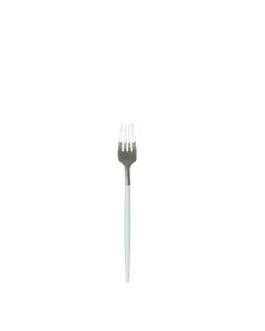Uptown White Silver Salad Fork