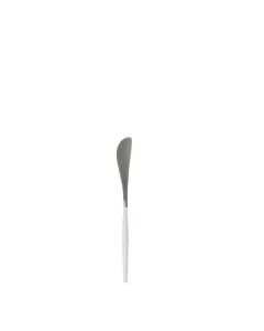 Uptown White Silver Butter Knife