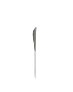 Uptown White Silver Dinner Knife