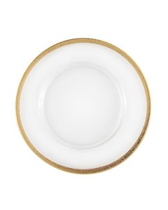 Veneto Gold Rim Charger or Service Plate 12.75"