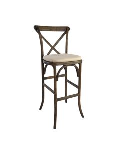 Vineyard Cross Back Barstool