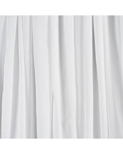 Drape Voile White 12' High x 10' Wide