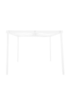 Classic White Cabana with Ceiling Drapes