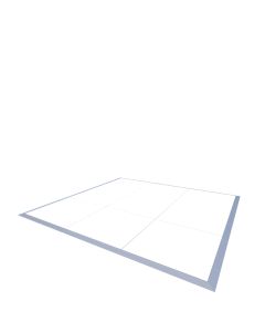 White Dance Floor 12' x 12' 